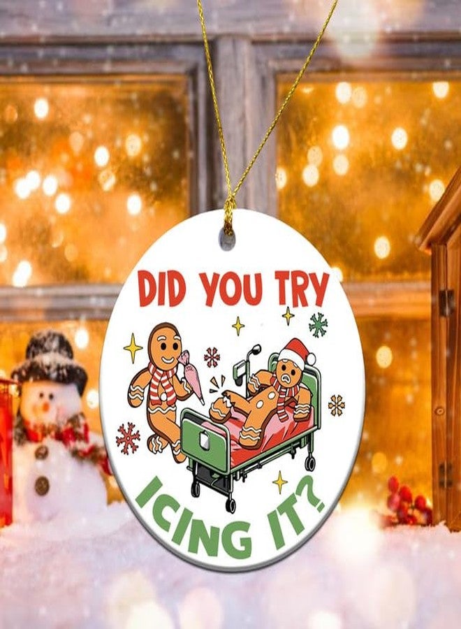 MEDROC Physical Therapist Christmas Ornament - 3" Printed 2 Sides, Nurses Appreciation Week Gifts Bulk for Women Men, Christmas Decor for ER Emergency Doctor PT Assistant OT Paramedic EMT - Image 3